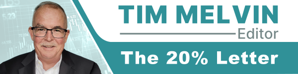 Tim Melvin, Editor | The 20% Letter